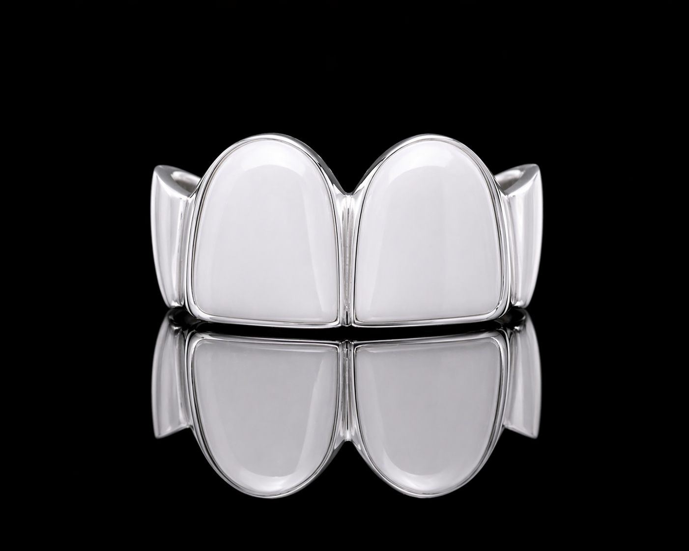 Ceramic dental jewel by Atelier Fabbro