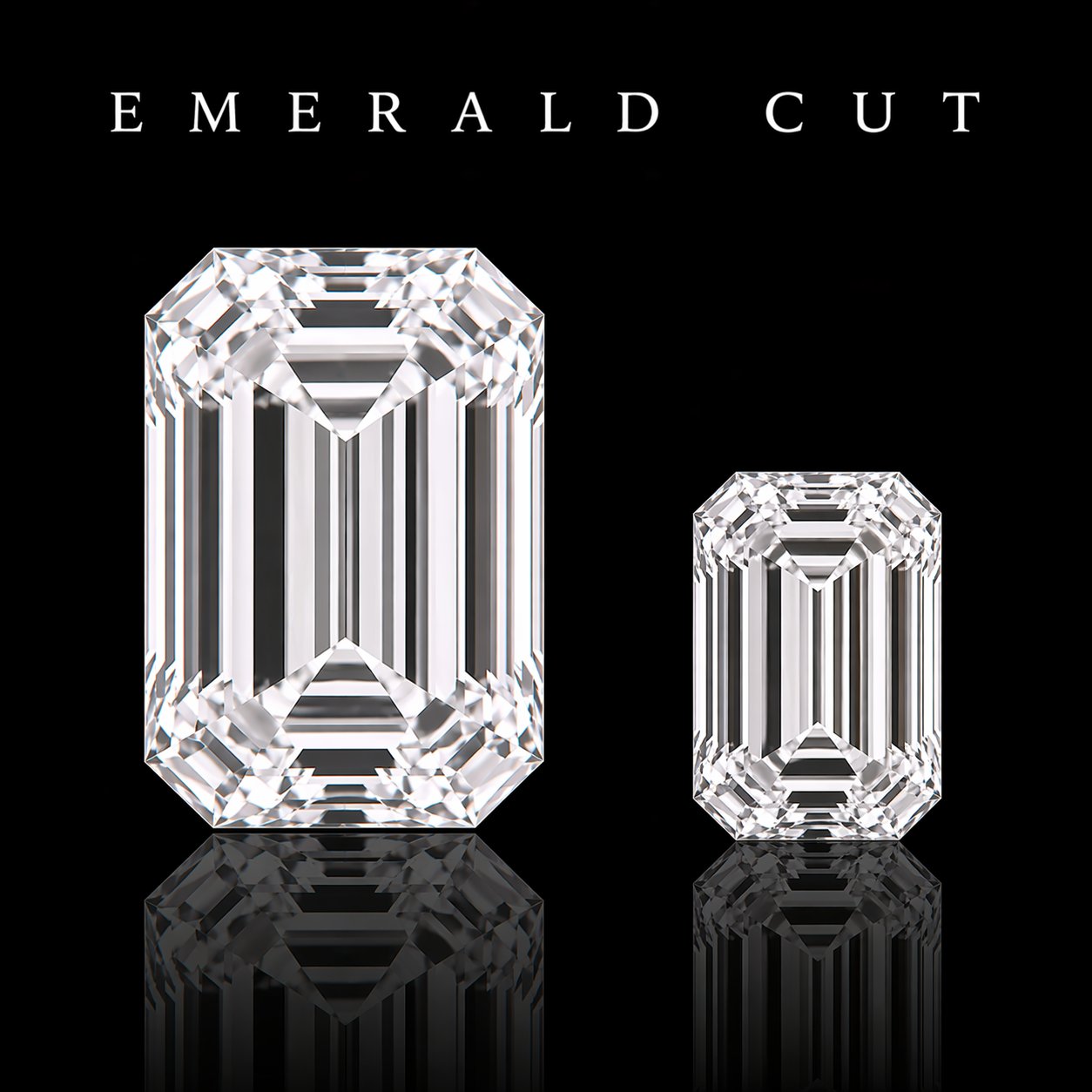 Emerald cut diamond — Atelier Fabbro
