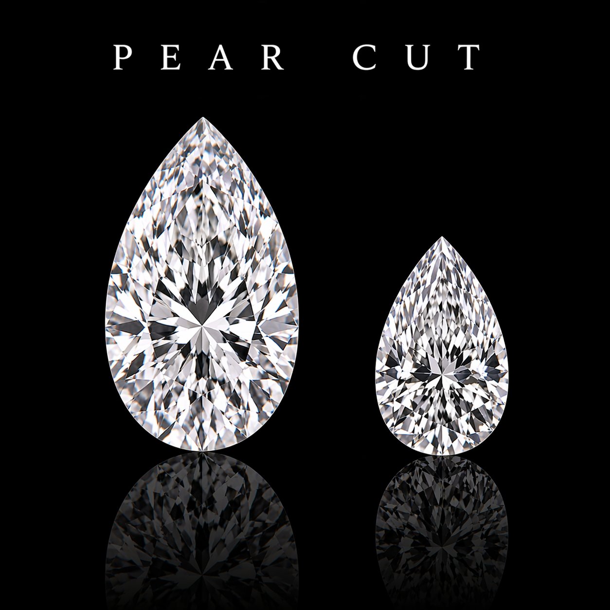 Pear cut diamond — Atelier Fabbro