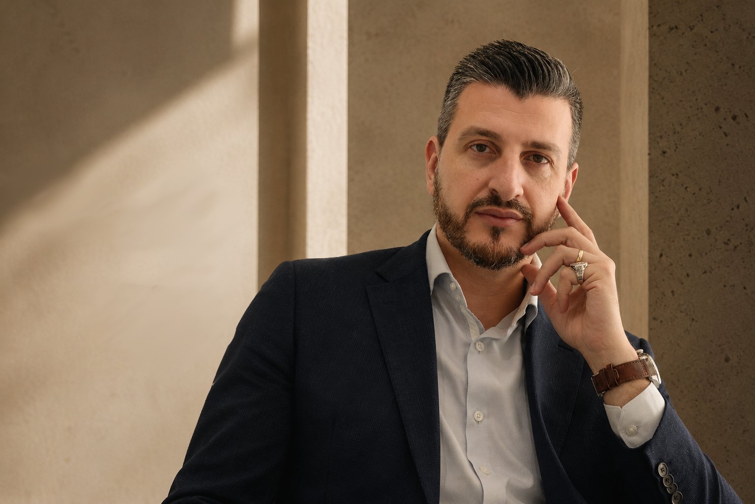 Dr. Omar Fabbro, Italian cosmetic and restorative dentist and founder of Atelier Fabbro, Dubai