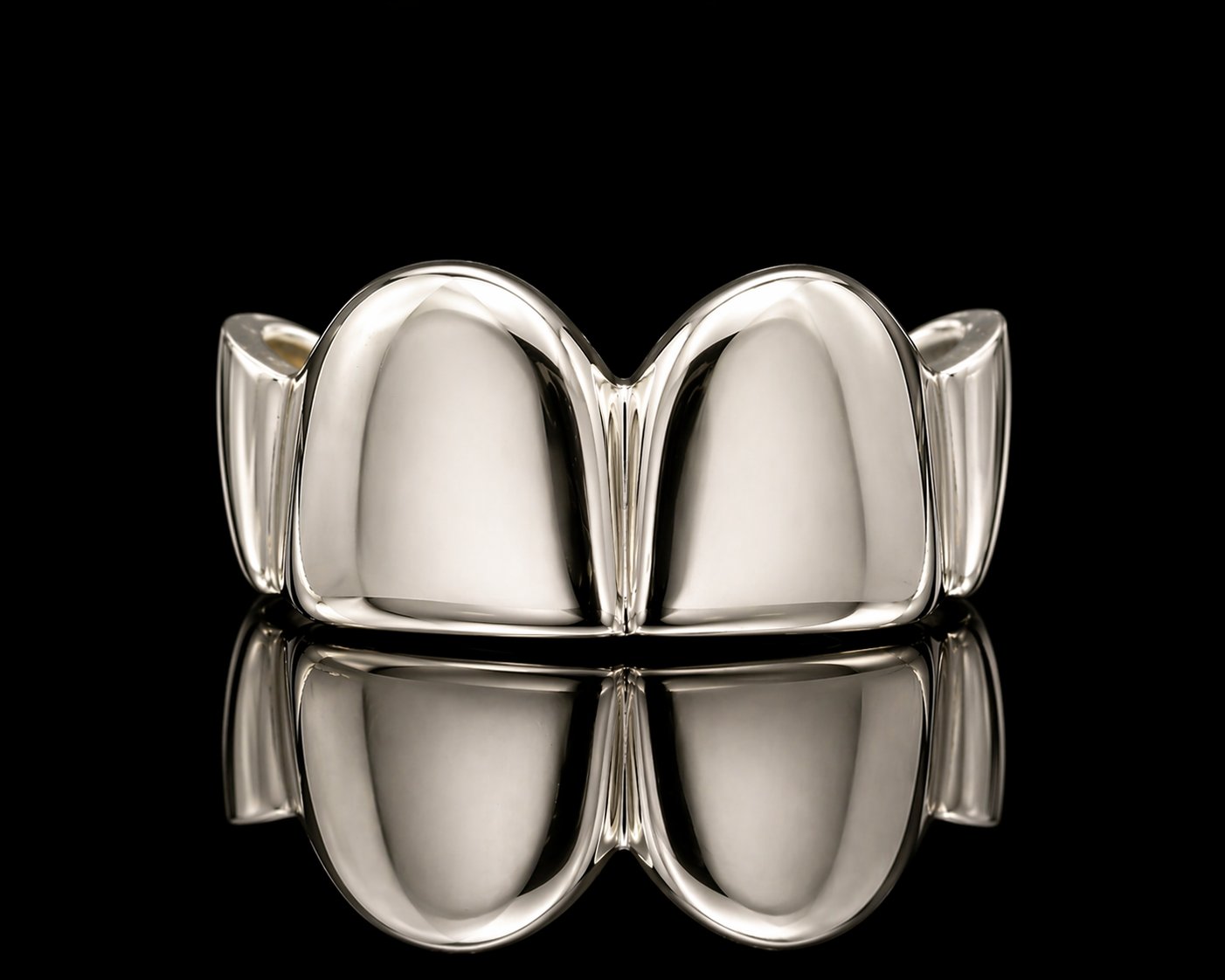 White gold dental jewel — Atelier Fabbro