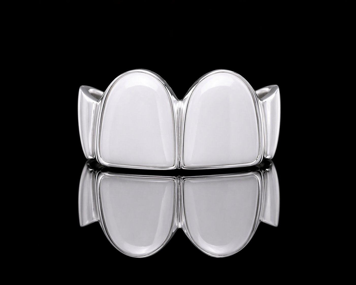 Ceramic finish dental jewel — Atelier Fabbro