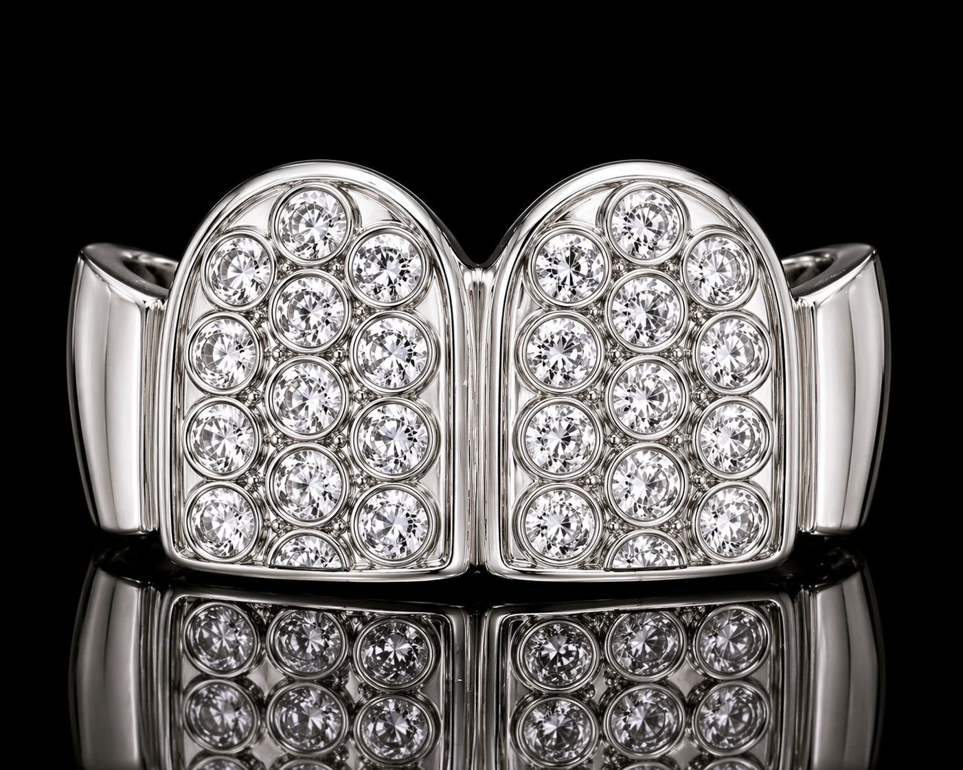 Framed finish dental jewel — Atelier Fabbro
